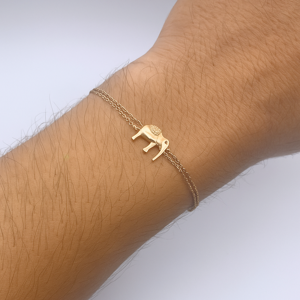 Elegant Elephant Bracelet