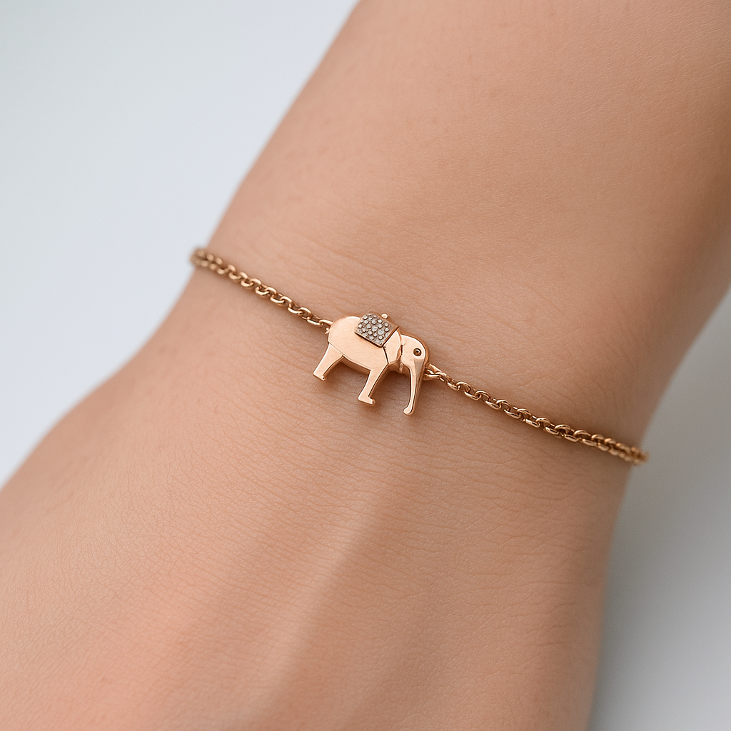 Elegant Elephant Bracelet